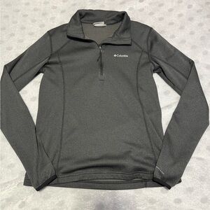 Columbia Charcoal Quarter-Zip Fleece